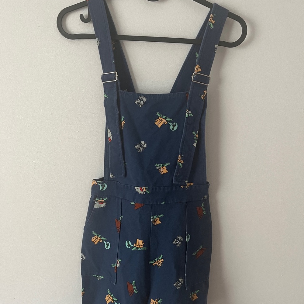 Star Wars Mandalorian/Grogu Overall/Suspender Shorts